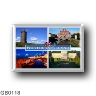 GB0118 Europe - Northern Ireland - Scrabo Tower County Down - Newry - Bangor - Parliament Buildings at Stormont - Belfast - seat