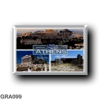 GRA099 Europe - Greece - Athens - Acropolis - Panorama - Ruines - Monastiraki square
