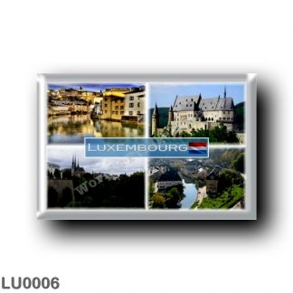 LU0006 Europe - Luxembourg - Alzette - Vianden Castle - Notre Dame Cathedral - Grund