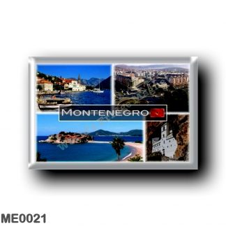 ME0021 Europe - Montenegro - Podgorica - Roman Square - Sveti Stefan Island City - Ostrog Monastery
