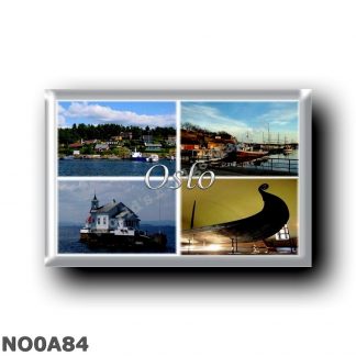 NO0A84 Europe - Norway - Oslo - Panorama - Harbour - Sea View - Viking Ship Museum - Oslofjord