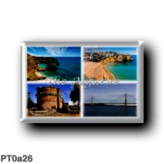 PT0a26 Europe - Portugal - The Algarve - Panorama - Sea view - Carvoeiro - Roman ruins