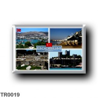TR0019 Europe - Turkey - Bodrum - Harbour - Seaside - Halicarnassus Musoleum - Castle