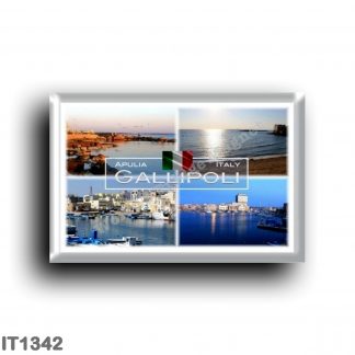 IT1342 Europe - Italy - Puglia - Gallipoli - Salento - Harbor - Beach - Panorama - Lecce