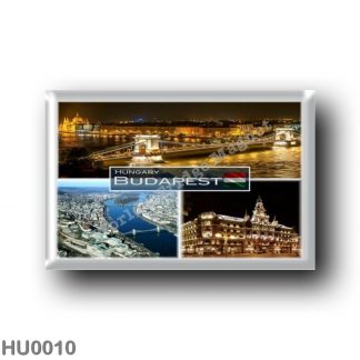 HU0010 Europe - Hungary - Budapest - New York Palace - Margaret Island - Széchenyi Chain Bridge