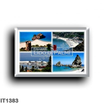 IT1383 Europe - Italy - Calabria - Lido di Palmi - The Reef of the Olive - Rock & Tower ParkTaureanum - Harbor - Tonnara Beach