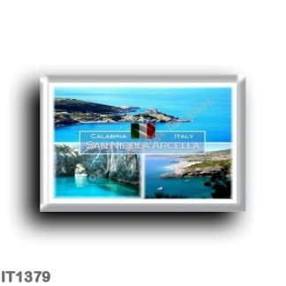 IT1379 Europe - Italy - Calabria - San Nicola Arcella - Saracen Tower and Port - Arco Magno Cave - Panorama - Cosenza