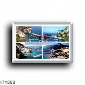IT1352 Europe - Italy - Campania - Amalfi Coast - Amalfi Beach - Atrani - Marina di Conca