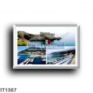 IT1367 Europe - Italy - Campania - Maiori - Norman Tower - Beach - Harbor - Salerno