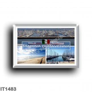 IT1483 Europe - Italy - Emilia Romagna - Marina di Ravenna - Porto - Beach - Panorama