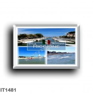 IT1481 Europe - Italy - Emilia Romagna - Riccione - Harbour - Beach - Sea