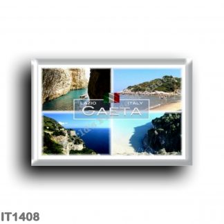 IT1408 Europe - Italy - Lazio - Gaeta - The Natural Sea Grotto of the Turchi - Beach - Latina - Panorama