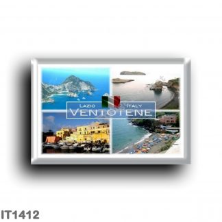 IT1412 Europe - Italy - Lazio - Ventotene - Panorama - Cala Nave Beach - View Harbor - Latina - Santo Stefano Island - Pontian I