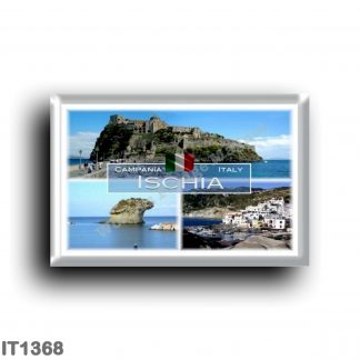 IT1359 Europe - Italy - Campania - Ischia Island - Borgo SantAngelo - The famous Lacco Ameno Mushroom - Aragonese Castle