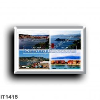 IT1415 Europe - Italy - Liguria - Sestri Levante - Baia Silenzio - Baia Favole - Beach -