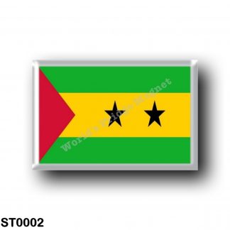 ST0002 Africa - São Tomé and Príncipe - Flag