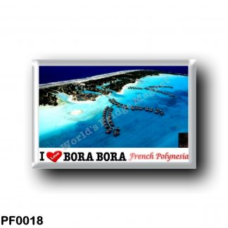 PF0018 Oceania - French Polynesia - Bora Bora - I Love