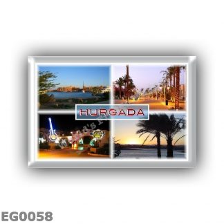 EG0058 Africa - Egypt - Hurghada by Night - El Guna - Pub - Panorama