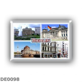 DE0098 - Europe - Germany - Berlin - Brandenburg Gate - Reichstag - Museum Island - Checkpoint Charlei Museum