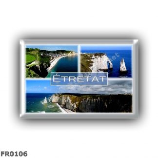 FR0106 Europe - France - Normandy - Etretat - The cliffs - Sea Vie - Panorama