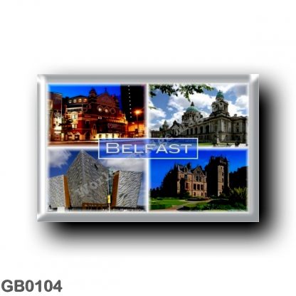 GB0104 Europe - Northern Ireland - Belfast - Northern Ireland - Grand Opera House - Titanic Museum - City Hall - Belfast Castle