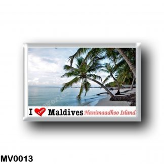 MV0013 Asia - Maldives - Hanimaadhoo Island - Haa Dhaalu Atoll - I Love