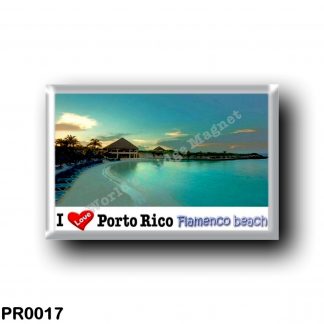 PR0017 Porto Rico - Culebra Island - Flamenco Beach - I Love