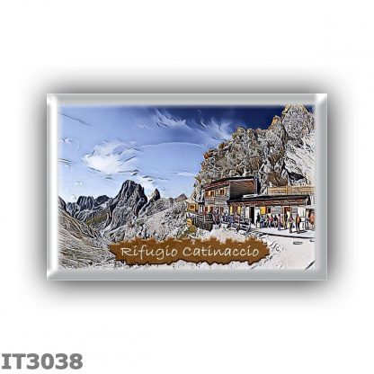 IT3038 Europe - Italy - Dolomites - Group Catinaccio - alpine hut Catinaccio - locality Gardeccia - seats 30 - altitude meters 1
