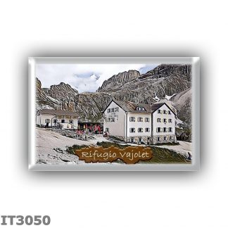 IT3050 Europe - Italy - Dolomites - Group Catinaccio - alpine hut Vajolet - locality Porte Neigre - seats 120 - altitude meters