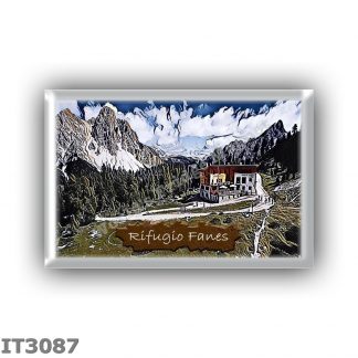 IT3087 Europe - Italy - Dolomites - Group Fanes-Braies - alpine hut Fanes - locality Alpe di Fanes Piccola - seats 72 - altitude