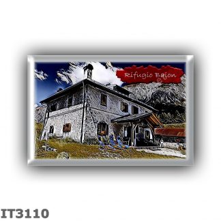 IT3110 Europe - Italy - Dolomites - Group Marmarole - alpine hut Baion - Elio Boni - locality Col de San Piero - seats 24 - alti