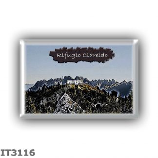 IT3116 Europe - Italy - Dolomites - Group Marmarole - alpine hut Ciareido - locality Croda paradiso - seats 44 - altitude meters