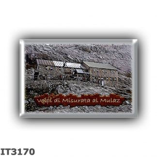 IT3170 Europe - Italy - Dolomites - Group Pale di San Martino - alpine hut Volpi al Mulaz - locality Regione Mulaz - seats 110 -