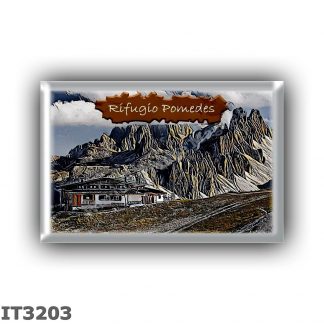 IT3203 Europe - Italy - Dolomites - Group Tofane - alpine hut Pomedes - locality Punta Anna - seats 31 - altitude meters 2303