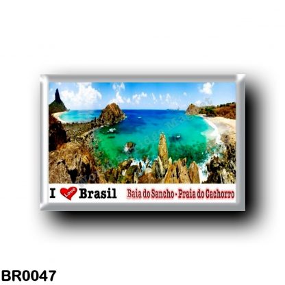 BR0047 America - Brazil - Fernando de Noronha - Baia do Sancho - Praia do Cachorro - I Love
