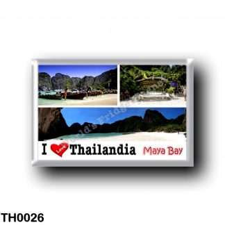 TH0026 Asia - Thailand - Maya Bay - Krabi - I Love