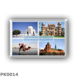 PK0014 Asia - Pakistan - Karachi - Mazar e Quaid - Mohatta Palace - Clifton beach - Frere Hall