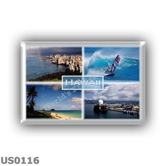 US0116 America - Usa - Hawaii - Honolulu view - The Perouse - Lanikai Beach Oahu - Pearl Harbor