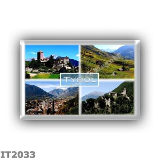 IT2033 Europe - Italy - TrentIno Alto Adige - Tyrol - Tyrol Castle - Vineyards in Bolzan - Meran - Panorama