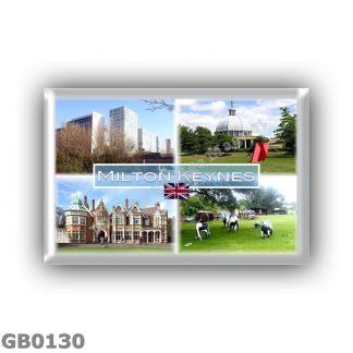 GB0130 Europe - United Kingdom - England - Milton Keines - The Hub - Church of Christ the Cornestone - Concrete Cows