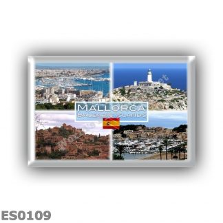 ES0109 Europe - Spain - Balearic Islands - Mallorca - View of Palma Bay - Cap de Formentor - Deja - Port de Soler marina