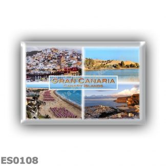 ES0108 Europe - Spain - Gran Canaria - Las Palmas - Dunes de Maspalomas - Playa del Ingles Beach - Puerto de Mogan