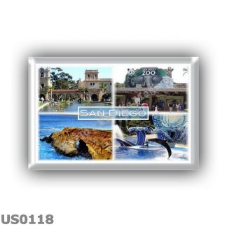 US0118 - America - Usa - California - San Diego Balboa Park Botanical Garden - San Diego Zoo - La Jolla - Sea World