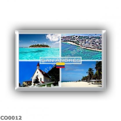 CO0012 America - Colombia - San Andres - Johnny Cay - Panorama - San Louis Church