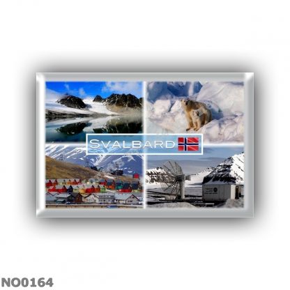 NO0164 Europe - Norway - Svalbard - Gullybreen Magdalenefjorden - Female Polar Bear with cub - Longyearbyen - Nasa research faciluty in Ny Alesund