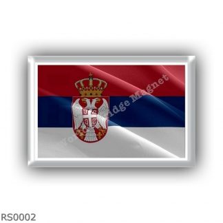 RS0002 Europe - Serbia - flag - waving