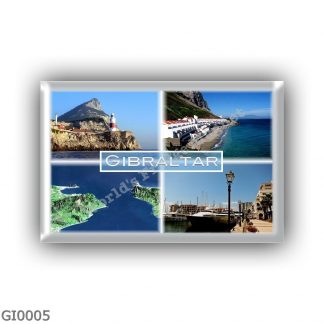 GI0005 Europe - Gibraltar - Europe Point - Sandy Bay - Straith of Gibraltar perspective - Queensway Quay Marina